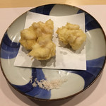 旬菜 おぐら家 - 白子の天ぷら