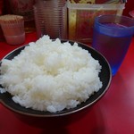 家系ラーメン とらきち家 - 平成28年10月26日(水)再訪問の普通ライス110円(税込み)