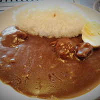 肉の田じま - カレーライスのアップ。