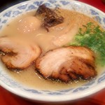 九州らーめん 亀王 - 亀王味玉ラーメン