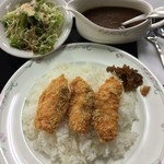 諏訪湖サービスエリア（下り線）レストラン湖彩 - サーモンフライカレー