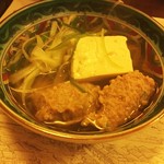 韻松亭 - つくね鍋