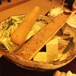 韻松亭 - つくね鍋