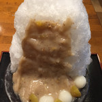 目白 志むら - 和くるみ餡と和栗(天然氷) 1050円