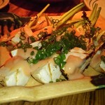 三人灯 - 16' 10月。かぶとチーズのつまみ。