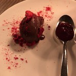 コルク - チョコレートのアイスクリームと。