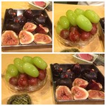 うを徳 - [無花果]◉枡井ドーフィン◉ビオレ・ソリエス(黒無花果)
      [葡萄]
      ◉天山◉シャインマスカット◉長野パープル◉紫園