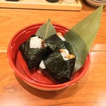 名物　鯨天むす（小）３個入