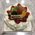 アリス洋菓子店 - 生クリーム（フルーツ）5号2,400円（税別）(2016年10月）