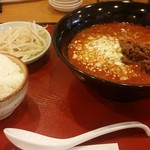 華峯 - 担々麺　小ライスセット　850円