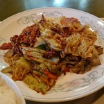 大陸飯店 - キャベツの味噌炒め定食