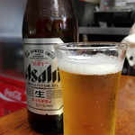 ラーメン 八海山 - 瓶ビール（SUPER DRY）