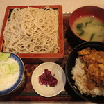 金生庵 - ざる蕎麦と舞茸天丼ミニ