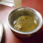 106 SouthIndian Restaurant&Bar. - 最後のサグカレー(＾▽＾♪