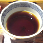 Sobakiri Hoshino - そば汁は結構透き通っていましたがお味はしっかりとしていましたよ