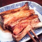 興 - 「エリンギ焼き」：ここで食べるまで、エリンギがこれほどジューシーで旨いとは知りませんでした。。。