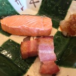 ホテル森の風 鶯宿 - ○銀鮭塩焼き＆ベーコン
