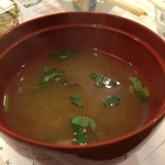 ホテル森の風 鶯宿 - 茸のお味噌汁