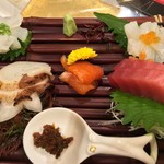 ホテル森の風 鶯宿 - お造り…コレぐらいが丁度、良いのです