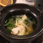 ホテル森の風 鶯宿 - 三陸フカヒレと白舞茸の土瓶蒸し＆柚子