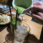 Kaitosakanatorobatanobambi - 本物の抹茶割り
