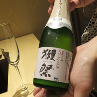 瓢嘻 新橋店 - 獺祭にごり酒スパークリング50