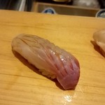 鮨 和さび - マハタ(すだち＋塩＋醤油)