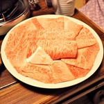 いし橋 - '16.10霜降りコースの肉