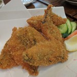 旬魚菜 しら川 - 金アジフライ