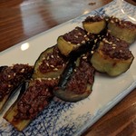 旬魚菜 しら川 - 茄子の肉味噌田楽
