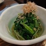 旬魚菜 しら川 - べか菜のお浸し