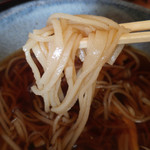 手打 二八そば - 舞茸そば（麺）