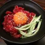 札幌焼肉 ひし丸 - 牛ユッケ