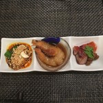 SEN YO - 前菜三種盛り合わせ