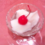 北京 - 最後デザートは、杏仁豆腐。