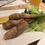東京ビアレストラン - 谷中生姜の豚肉巻き