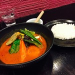 lavi - ちょっとスープがぬるかったです
野菜カレー