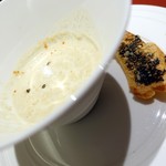 望楼NOGUCHI登別 - 函館産ゴボウのポタージュパルミジャーノ風味