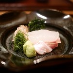 神楽坂 石かわ - 青森産鮃の造里