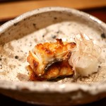 柳川産鰻の備長炭焼き