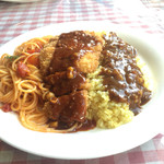 キッチン すずたとうげ - 2016年10月下旬 トルコライス 普通サイズ ¥850