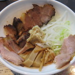 麺や 青雲志 - 秋刀魚まぜそばの具