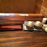 博多もつ鍋やまや - 明太子と高菜の入った入れ物