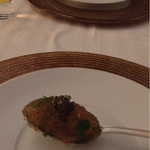 デュ・ヴァン・ハッシシ - スプーン一杯の幸福　蟹　雲丹　柚