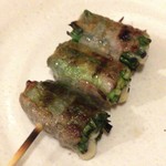 どど彦 - ニラチーズ豚肉巻き（150円）