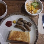 のんびりカフェ 風の家 - ソーセージセット