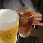 焼肉くろちゃん - 二人で乾杯