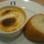 キャトルラパン - こんがり焦げ目がたまらない、甘海老のビスク