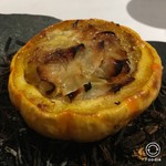 九重栗南瓜と渡り蟹のグラタン