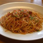 TRATTORIA Liana - パスタA鶏肉煮込みトマトソース大盛